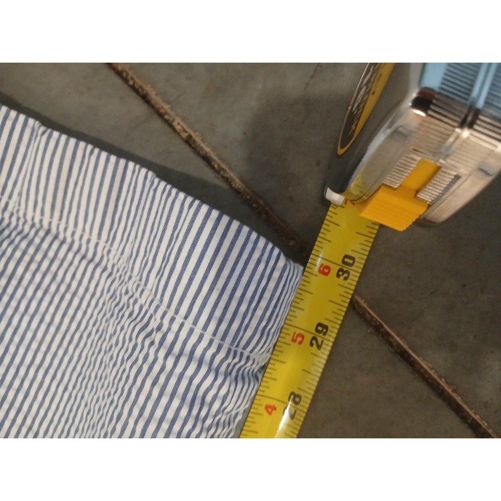 Brooks Brothers Clark Seersucker Pants Pinstripe BluWhite Preppy 36x34 Act 34x30 - Picture 8 of 10
